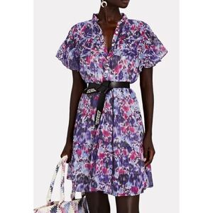 Isabel Marant Etoile Lanikaye Tiered Cotton Mini Dress Sz. 34 (US XS)